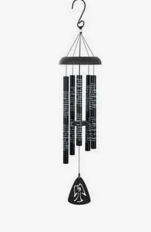 Carson Windchime- Angel's Arms Black – SWAN FLORAL & GIFT SHOP INC, Erlanger KY