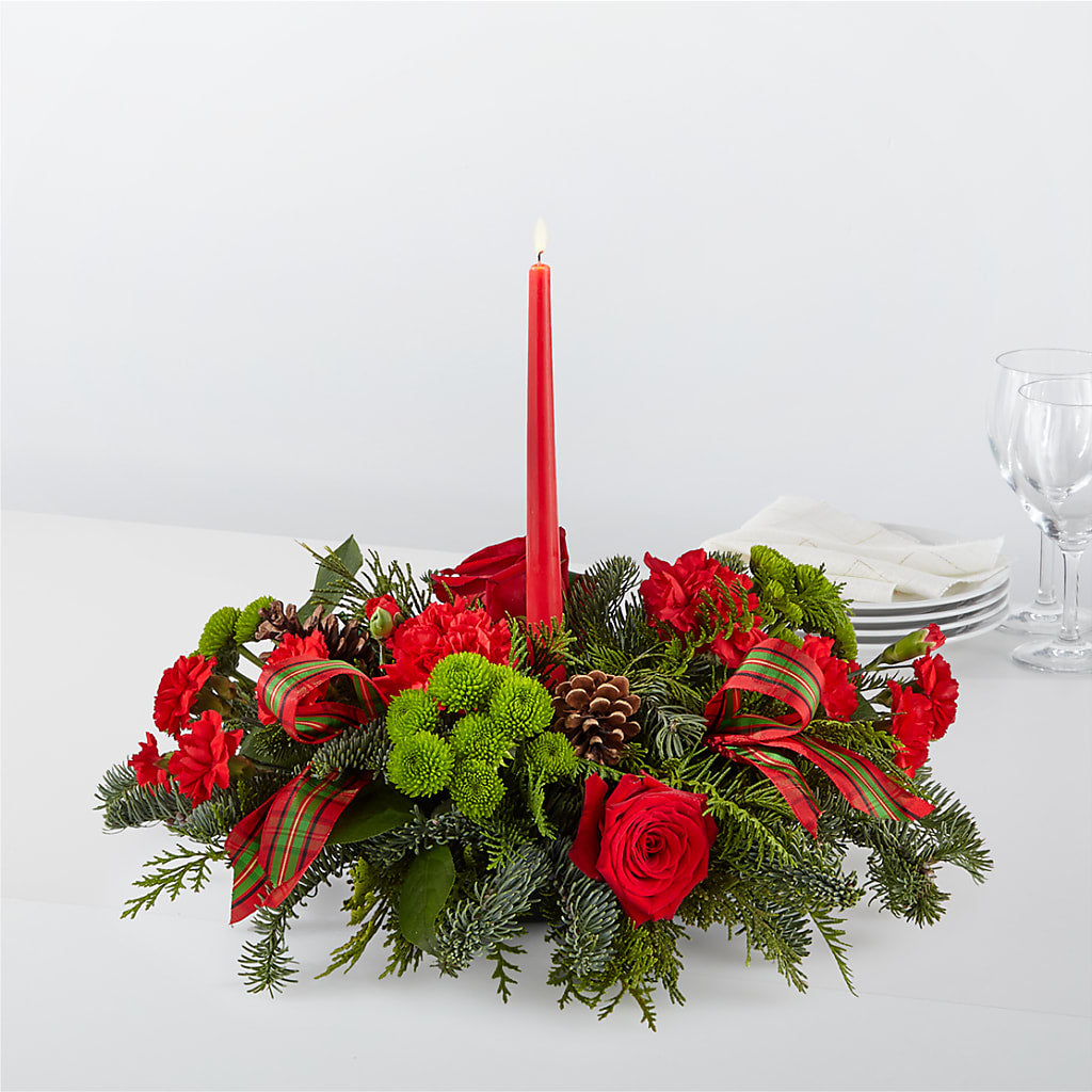 By the Candlelight Centerpiece – SWAN FLORAL & GIFT SHOP INC, Erlanger KY