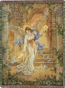 Angel Of Light Tapestry Afghan – SWAN FLORAL & GIFT SHOP INC, Erlanger KY