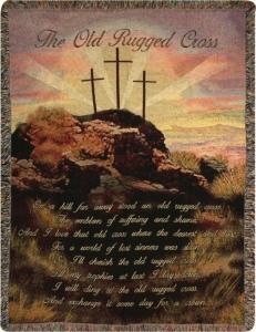 Old Rugged Cross Tapestry Afghan – SWAN FLORAL & GIFT SHOP INC, Erlanger KY