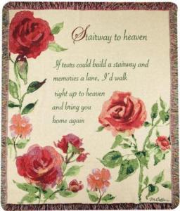Stairway to Heaven Tapestry Afghan – SWAN FLORAL & GIFT SHOP INC, Erlanger KY
