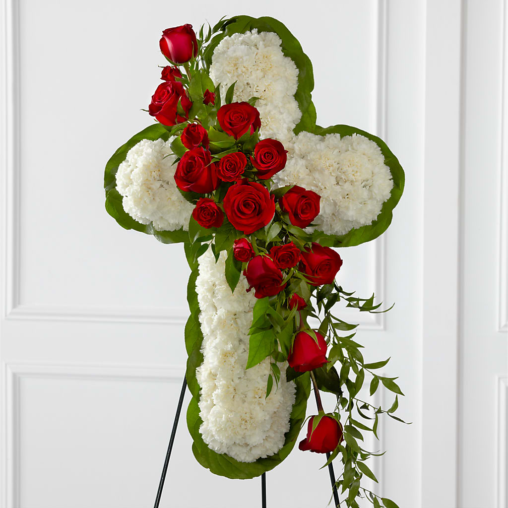 Floral Cross Easel – SWAN FLORAL & GIFT SHOP INC, Erlanger KY