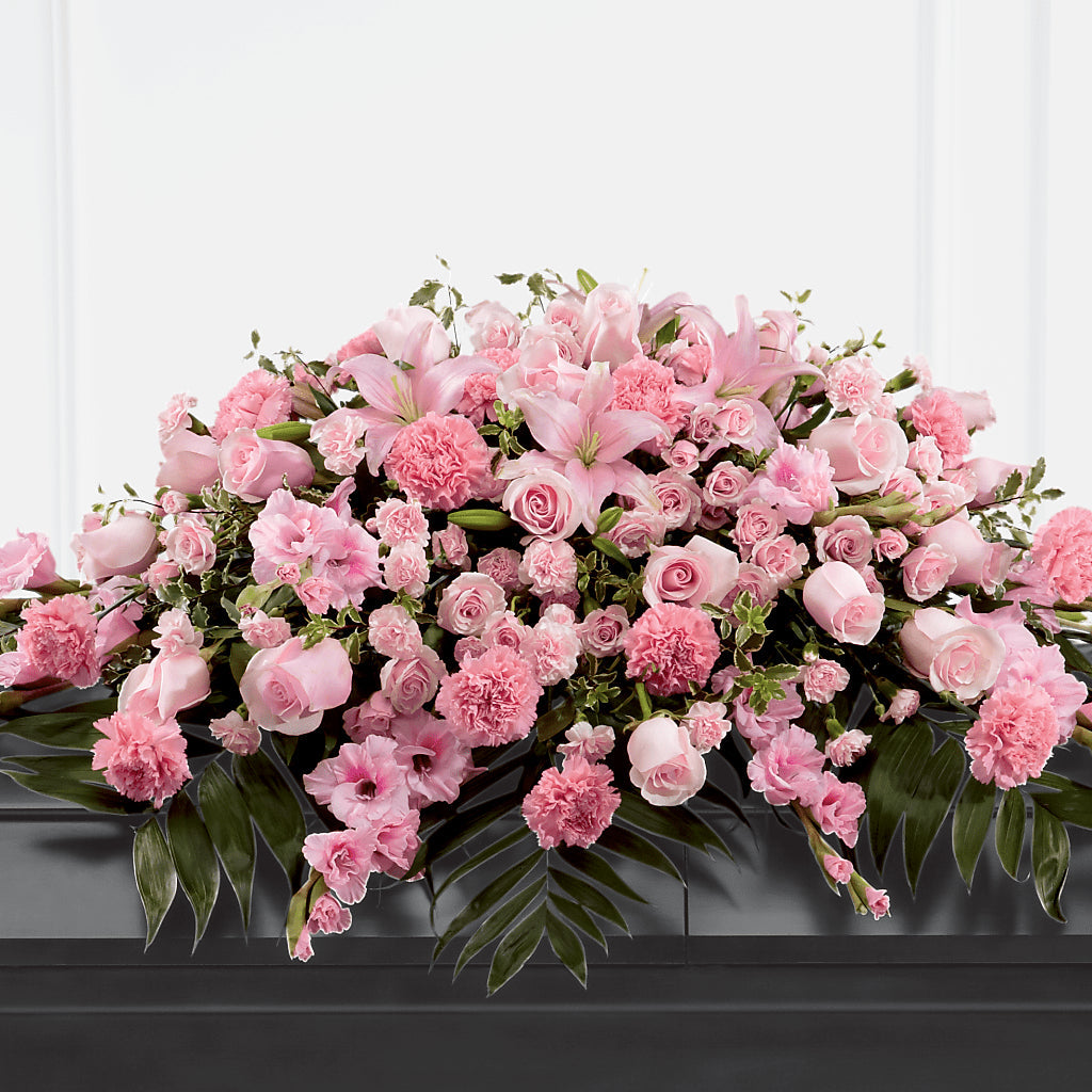 Garden of Comfort Casket Spray (Standard) – SWAN FLORAL & GIFT SHOP INC, Erlanger KY