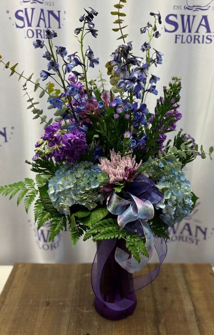 Purple Rain Bouquet – SWAN FLORAL & GIFT SHOP INC, Erlanger KY