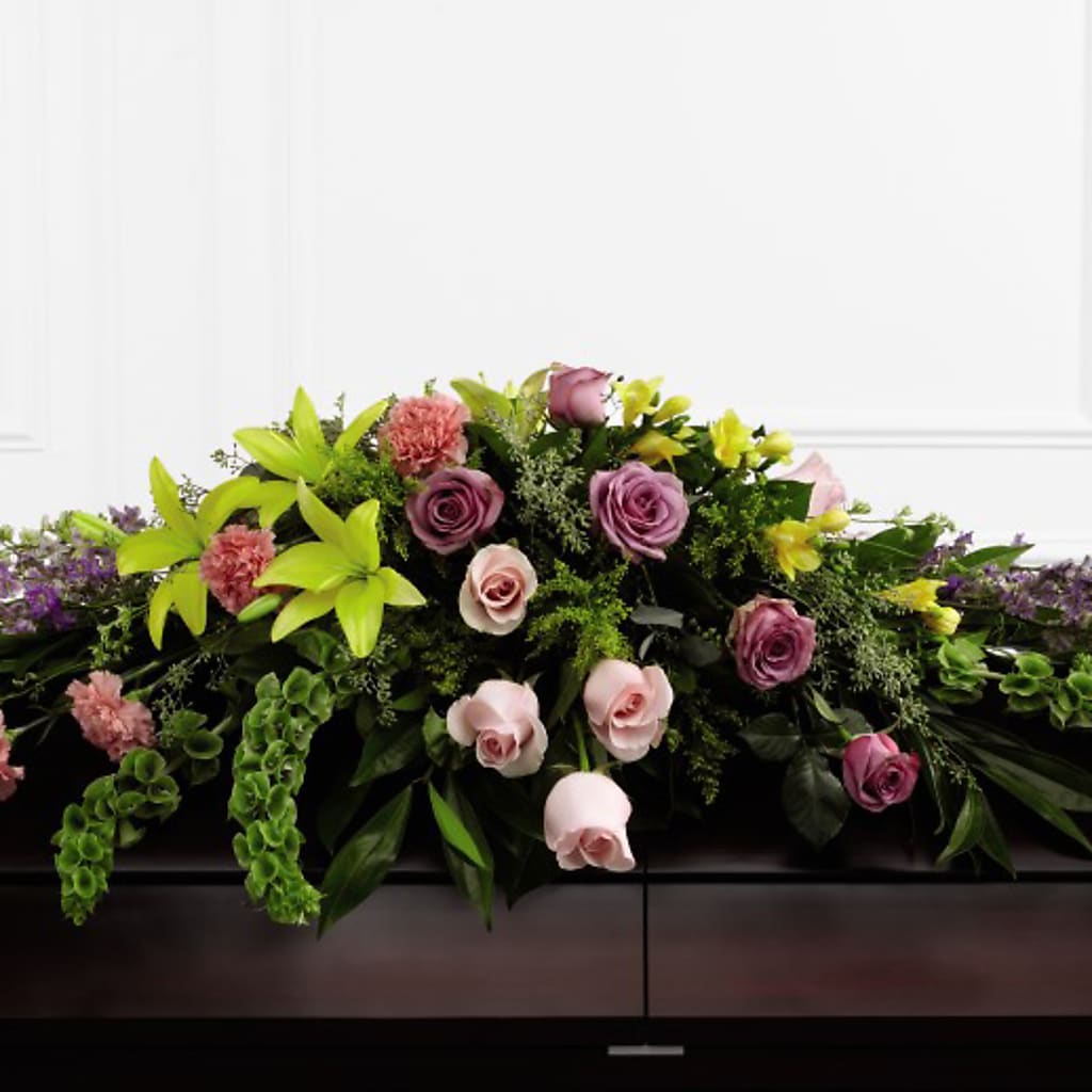 Forever Beloved Casket Spray – SWAN FLORAL & GIFT SHOP INC, Erlanger KY