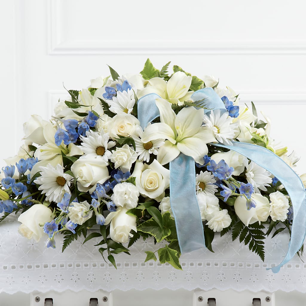 Tender Treasure Casket Spray – SWAN FLORAL & GIFT SHOP INC, Erlanger KY
