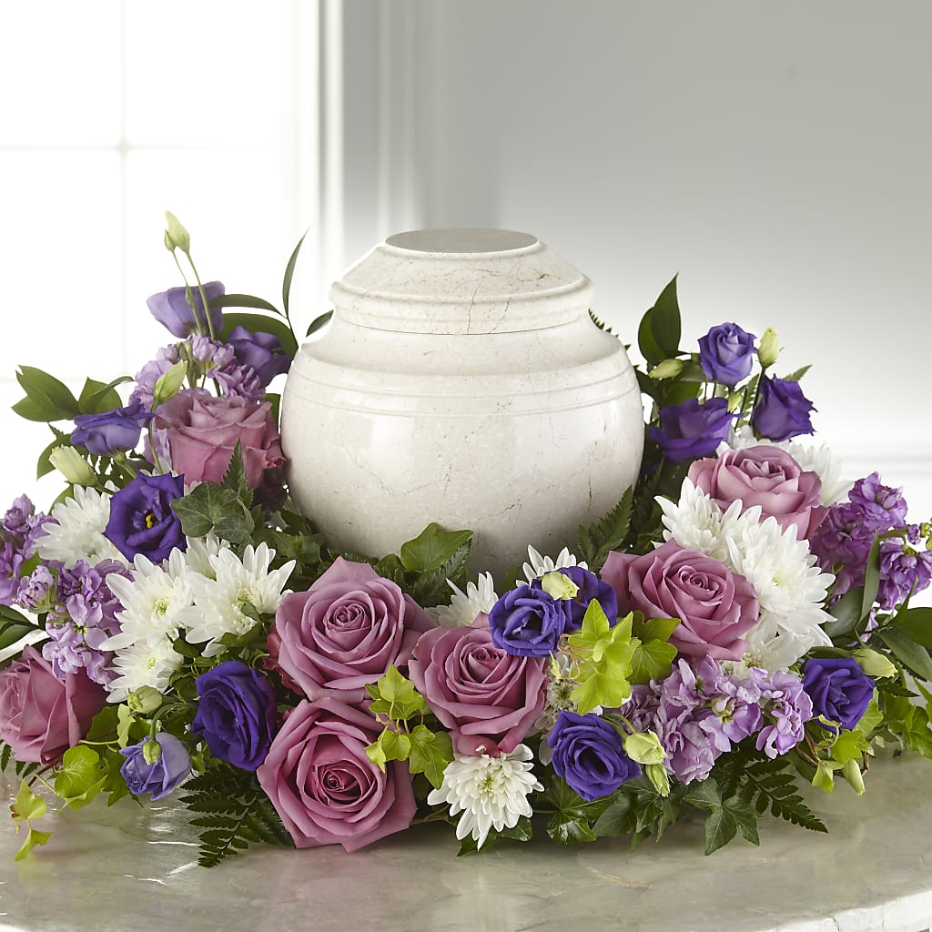 Blooming Sympathy Cremation Adornment – SWAN FLORAL & GIFT SHOP INC, Erlanger KY