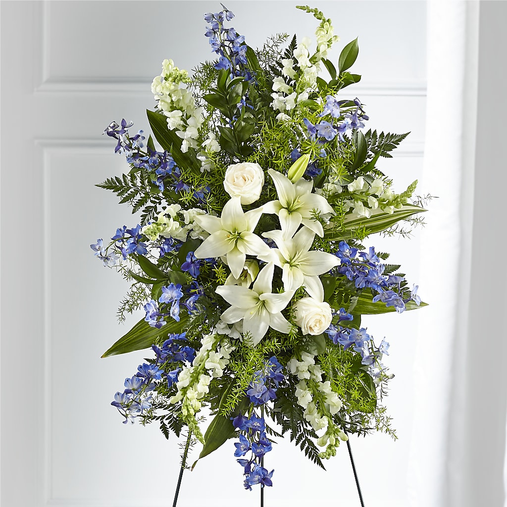 Faithful Friend Standing Spray – SWAN FLORAL & GIFT SHOP INC, Erlanger KY