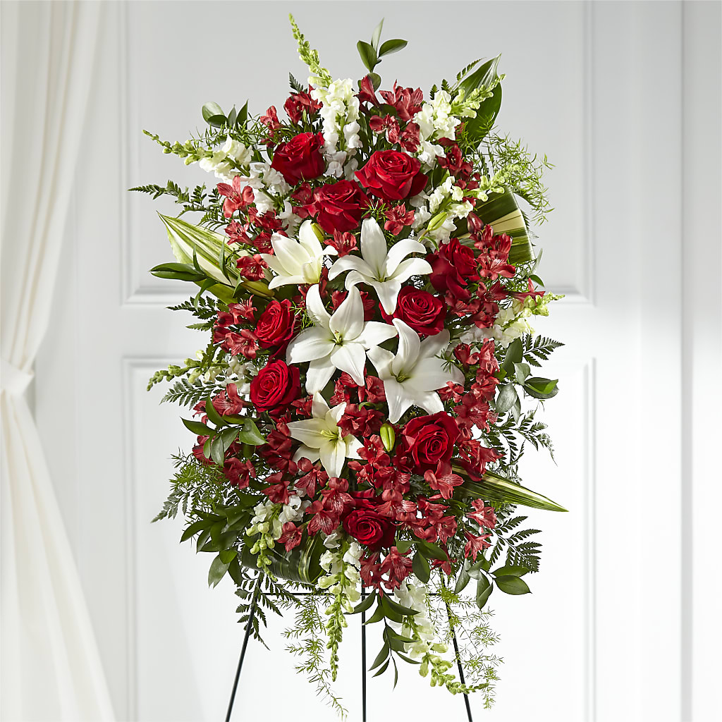 Everlasting Memory Standing Spray – SWAN FLORAL & GIFT SHOP INC, Erlanger KY