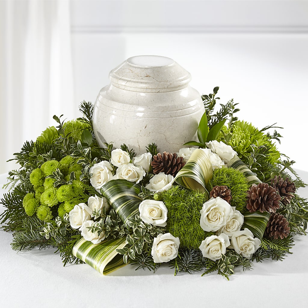 Precious Evergreen Cremation Adornment – SWAN FLORAL & GIFT SHOP INC, Erlanger KY