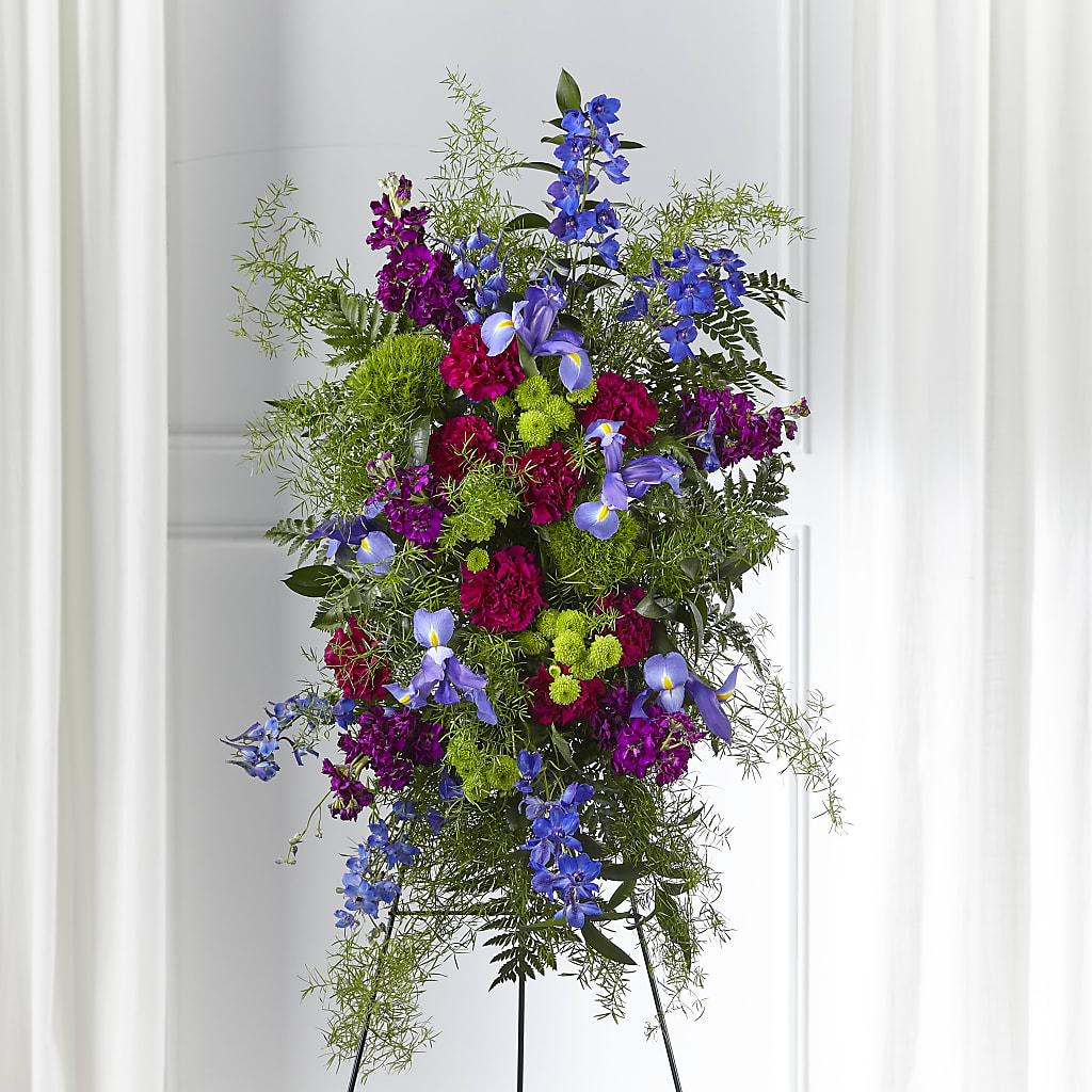 Heavenly Skies Standing Spray – SWAN FLORAL & GIFT SHOP INC, Erlanger KY