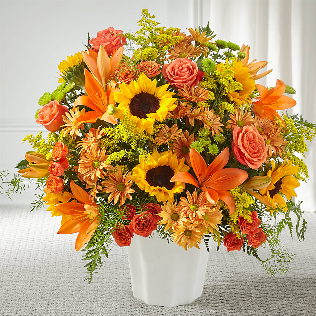 Harvest Thoughts Floor Basket – SWAN FLORAL & GIFT SHOP INC, Erlanger KY