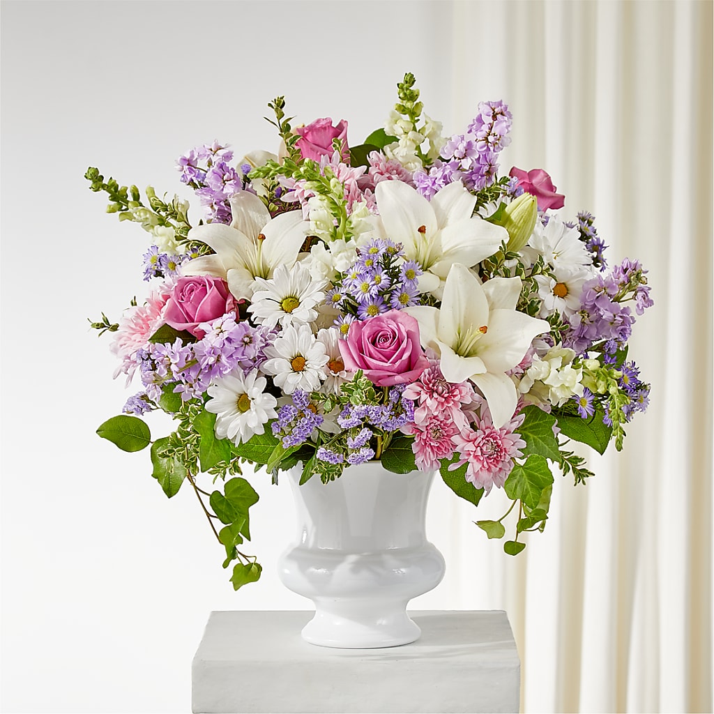 Remarkable Life Urn Arrangement – SWAN FLORAL & GIFT SHOP INC, Erlanger KY