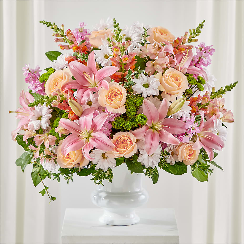 Heartfelt Gesture Urn Arrangement – SWAN FLORAL & GIFT SHOP INC, Erlanger KY