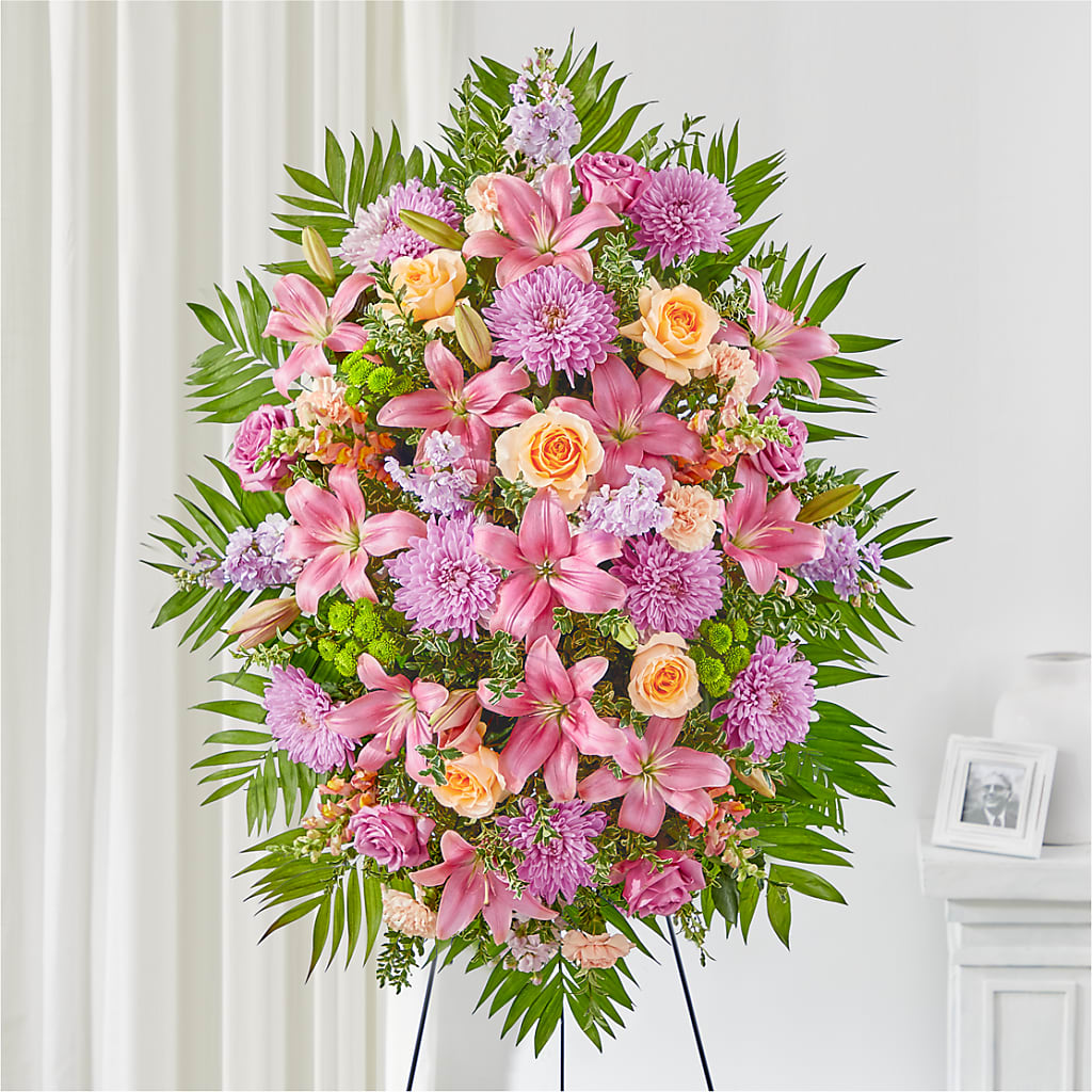 Love & Light Standing Spray – SWAN FLORAL & GIFT SHOP INC, Erlanger KY