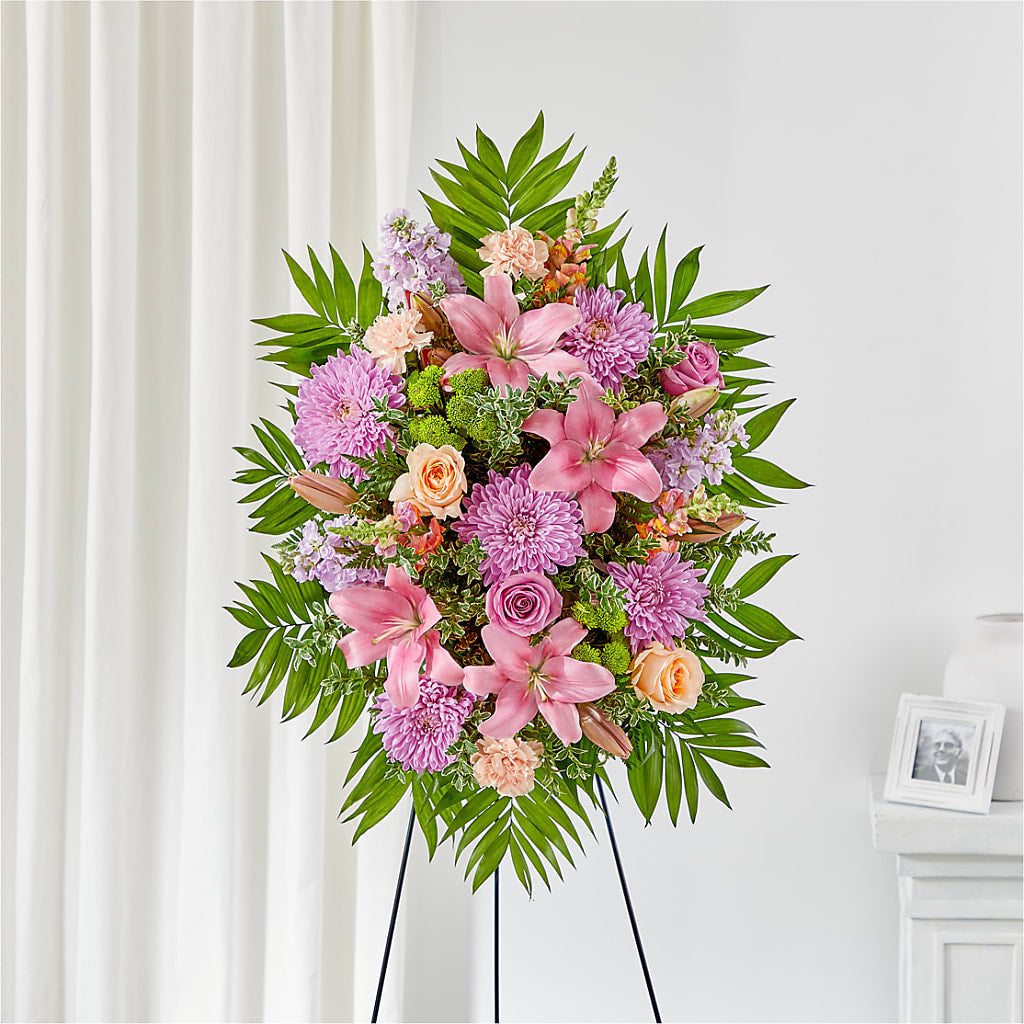 Love & Light Standing Spray – SWAN FLORAL & GIFT SHOP INC, Erlanger KY
