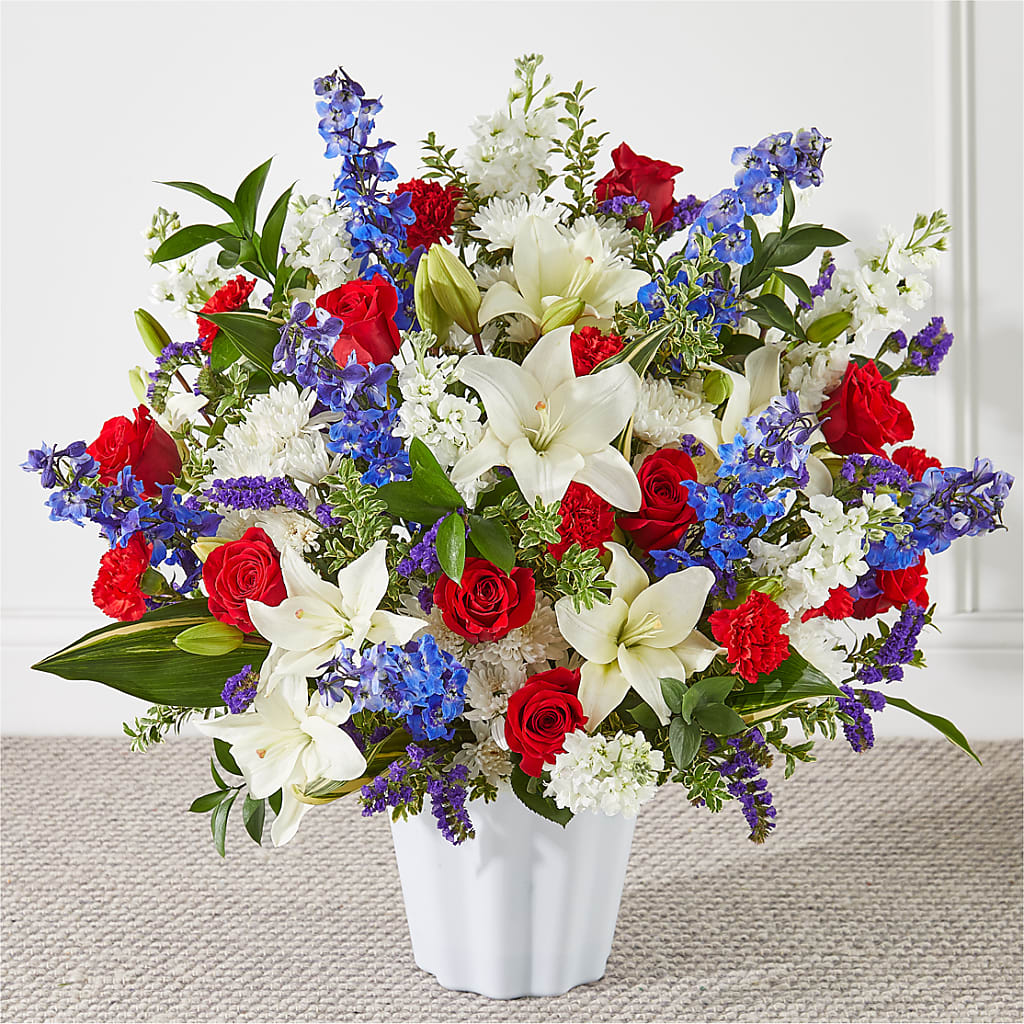Consoled Floor Basket – SWAN FLORAL & GIFT SHOP INC, Erlanger KY