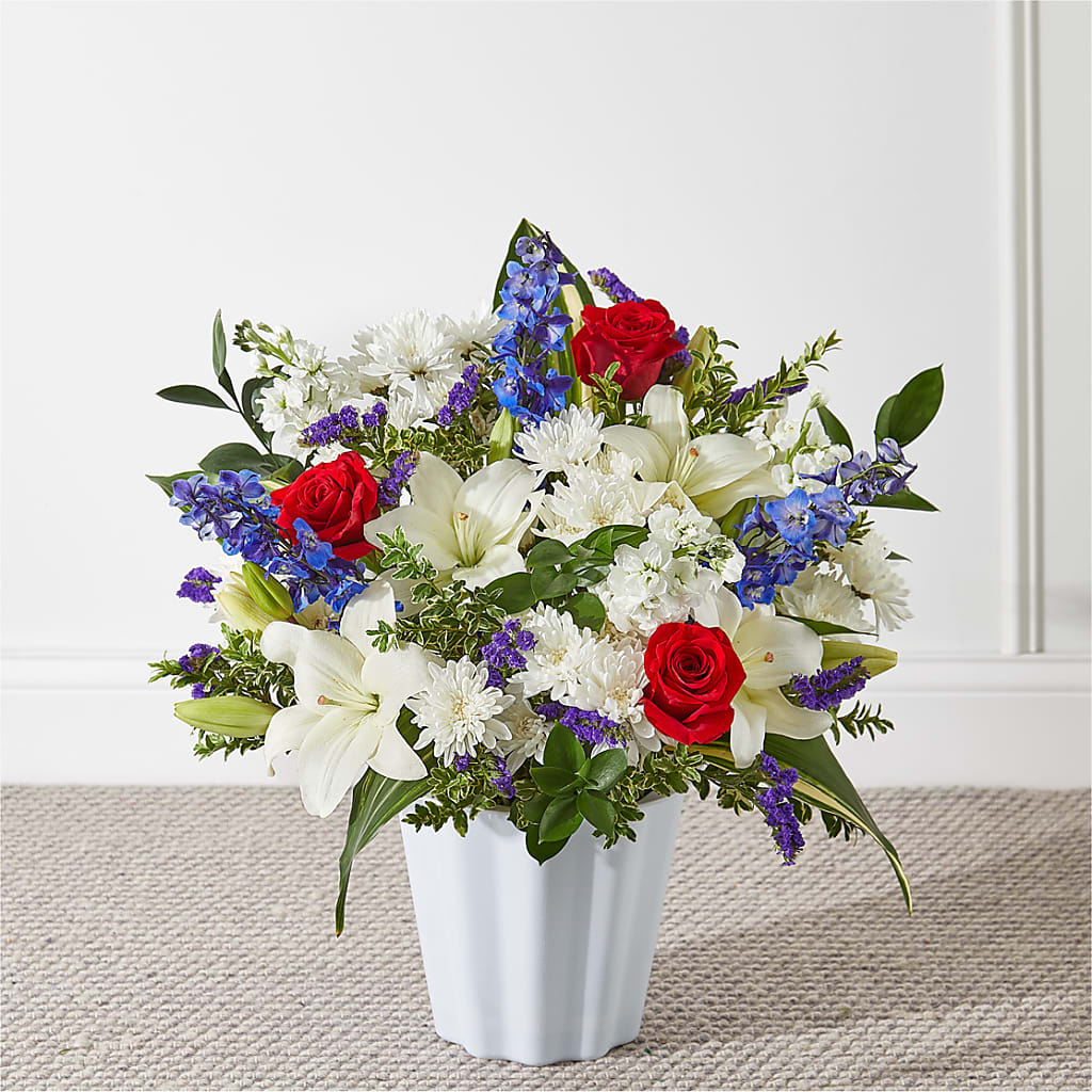 Consoled Floor Basket – SWAN FLORAL & GIFT SHOP INC, Erlanger KY