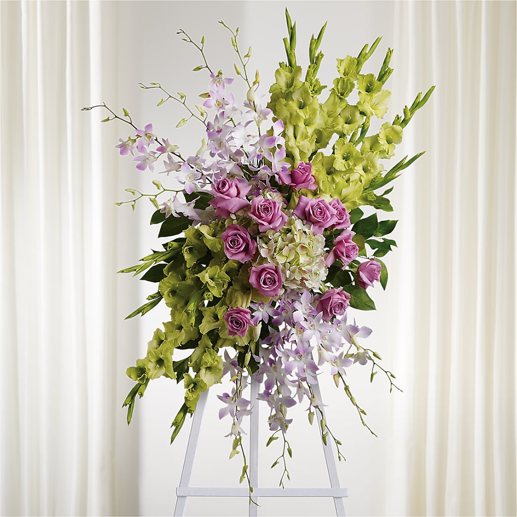 Lasting Legacy Standing Spray – SWAN FLORAL & GIFT SHOP INC, Erlanger KY