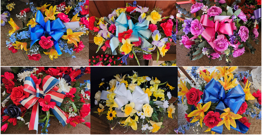 Silk Cemetery Saddle – SWAN FLORAL & GIFT SHOP INC, Erlanger KY