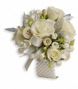 All Buttoned Up Corsage