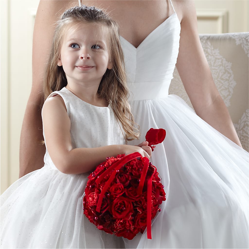 Pure at Heart Flower Girl Arrangement – SWAN FLORAL & GIFT SHOP INC, Erlanger KY