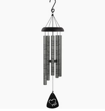 CARSON WINDCHIME PEACEFUL MEMORIES- CHARCOAL – SWAN FLORAL & GIFT SHOP INC, Erlanger KY