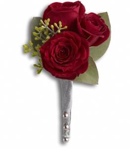 Kings Red Rose Boutonniere