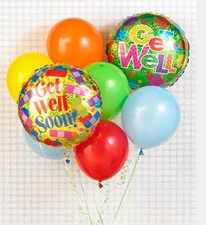 GET WELL BALLOON BUNCH