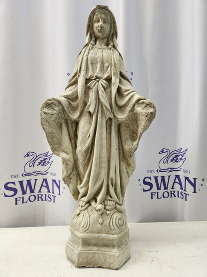 Madonna Concrete Garden Statue – SWAN FLORAL & GIFT SHOP INC, Erlanger KY