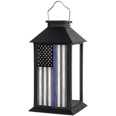 SOLAR THIN BLUE LINE LANTERN