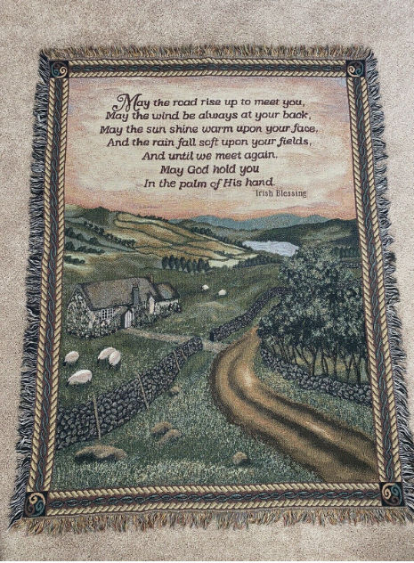 Blessing of Ireland Tapestry Afghan