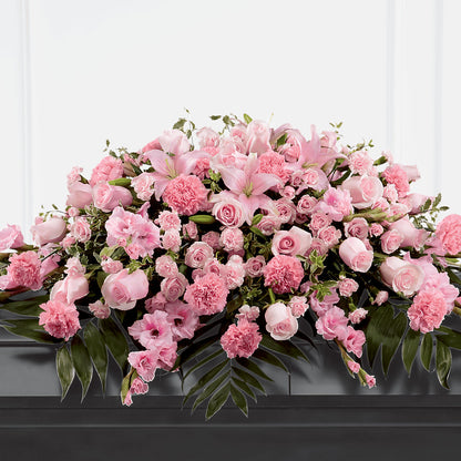 Garden of Comfort Casket Spray (Standard) – SWAN FLORAL & GIFT SHOP INC, Erlanger KY