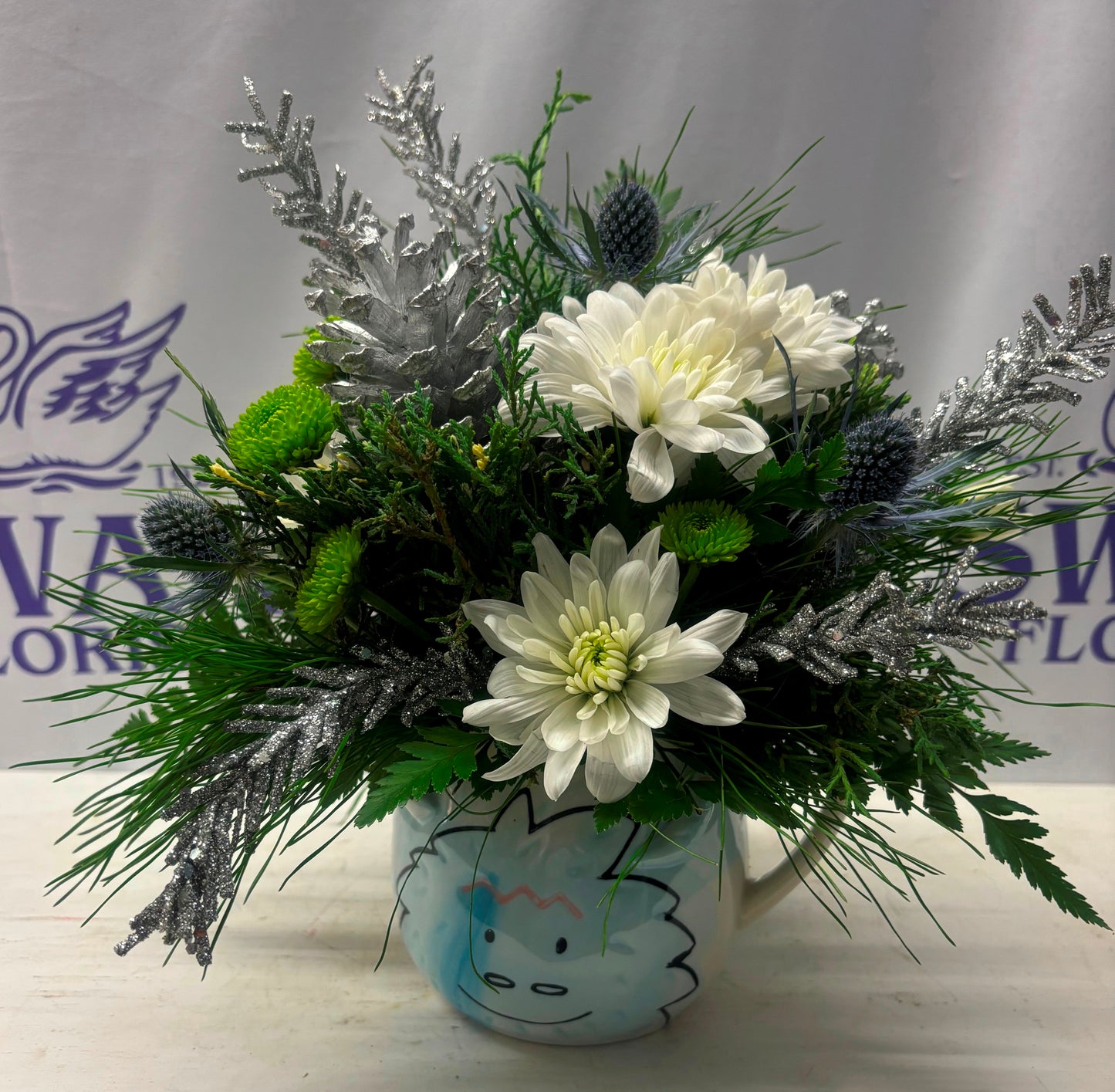 Are you Yeti for Christmas Arrangement