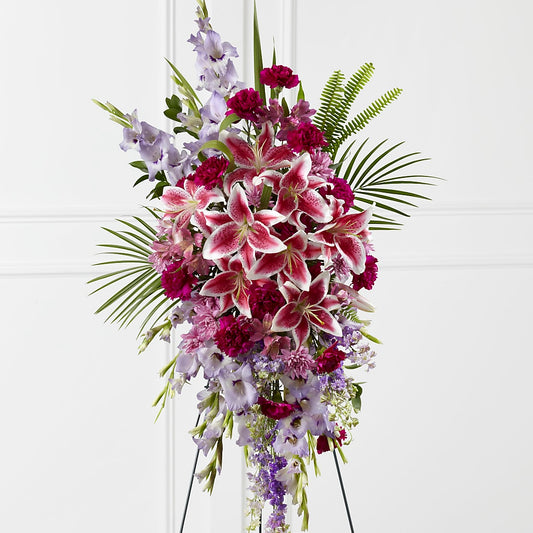 Tender Touch Standing Spray – SWAN FLORAL & GIFT SHOP INC, Erlanger KY