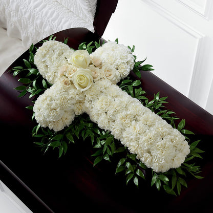 Peaceful Memories Casket Spray (Standard) – SWAN FLORAL & GIFT SHOP INC, Erlanger KY