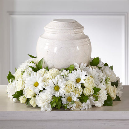 Ivory Gardens Cremation Adornment – SWAN FLORAL & GIFT SHOP INC, Erlanger KY