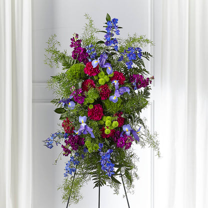 Heavenly Skies Standing Spray – SWAN FLORAL & GIFT SHOP INC, Erlanger KY