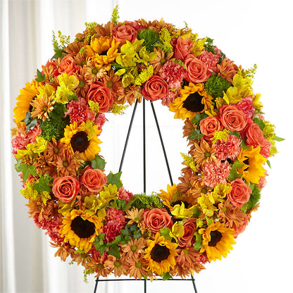 Autumnal Memories Wreath (Standard) – SWAN FLORAL & GIFT SHOP INC, Erlanger KY