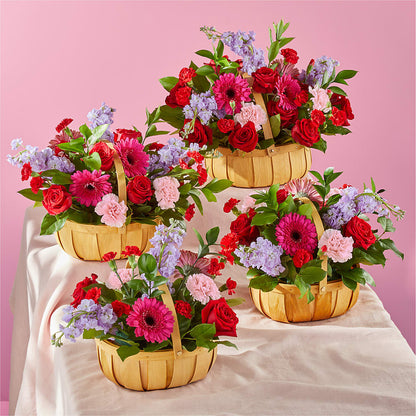 Pink Picnic Basket – SWAN FLORAL & GIFT SHOP INC, Erlanger KY
