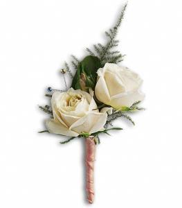 White Tie Boutonniere – SWAN FLORAL & GIFT SHOP INC, Erlanger KY