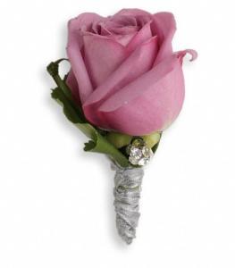 Roses And Ribbons Boutonniere