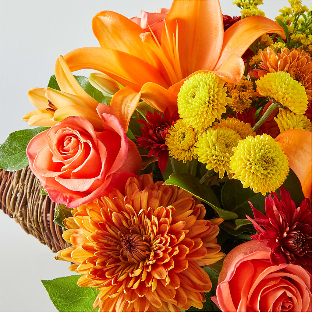 Bouquet of Blessings Cornucopia – SWAN FLORAL & GIFT SHOP INC, Erlanger KY
