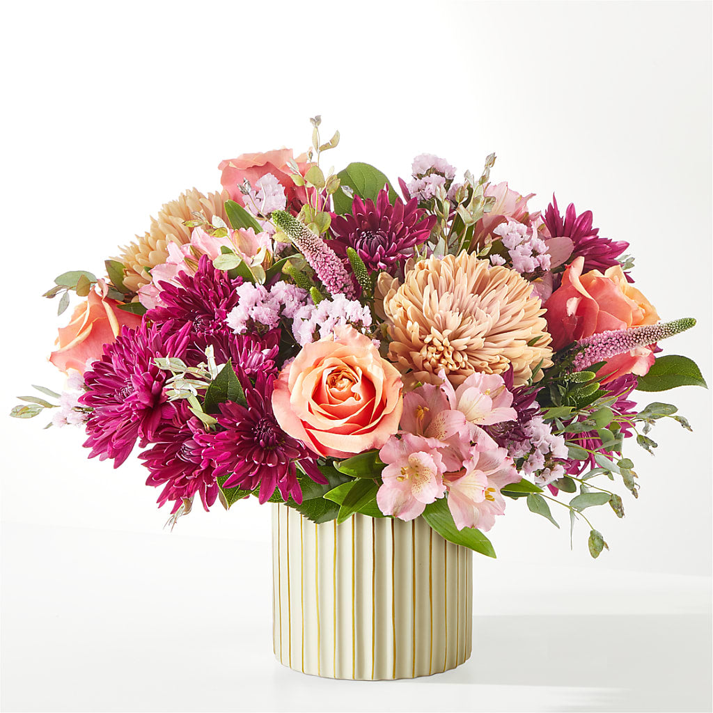 Berry Cobbler Bouquet with Ivory Vase – SWAN FLORAL & GIFT SHOP INC, Erlanger KY