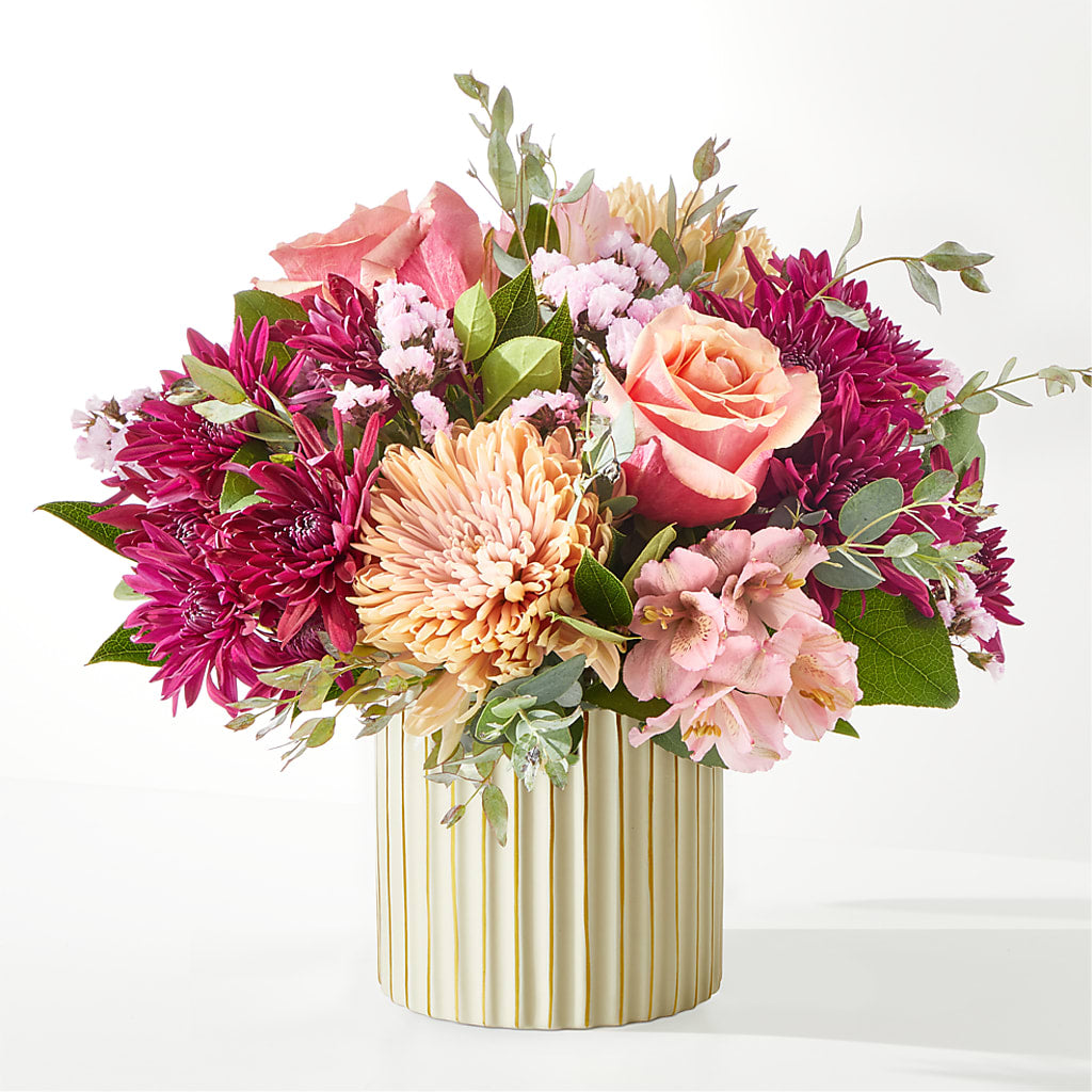 Berry Cobbler Bouquet with Ivory Vase – SWAN FLORAL & GIFT SHOP INC, Erlanger KY