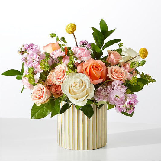 French Market Bouquet with Ivory Vase – SWAN FLORAL & GIFT SHOP INC, Erlanger KY