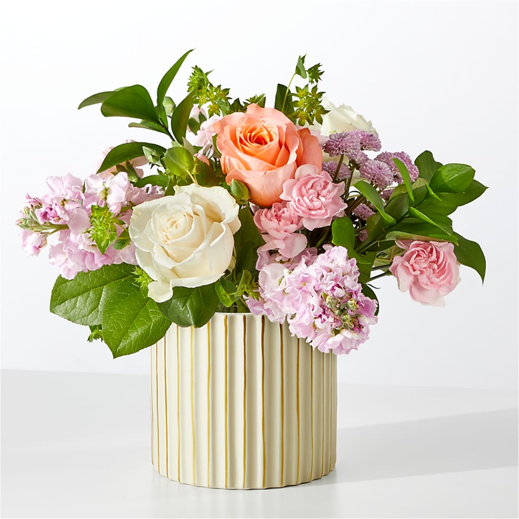 French Market Bouquet with Ivory Vase – SWAN FLORAL & GIFT SHOP INC, Erlanger KY