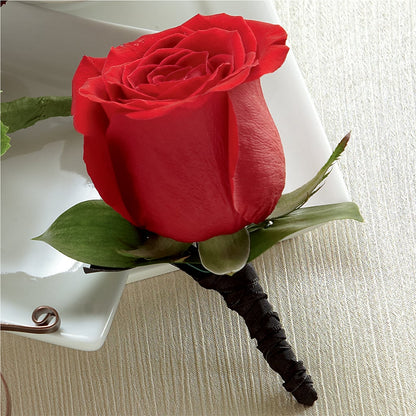 Red Rose Boutonniere – SWAN FLORAL & GIFT SHOP INC, Erlanger KY