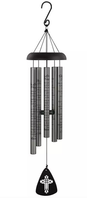 Carson WINCHIME LORD'S PRAYER- CHARCOAL