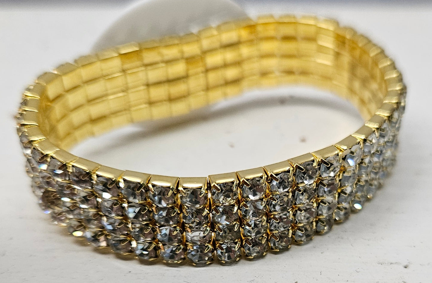 Wristband - Diamonds and Gold